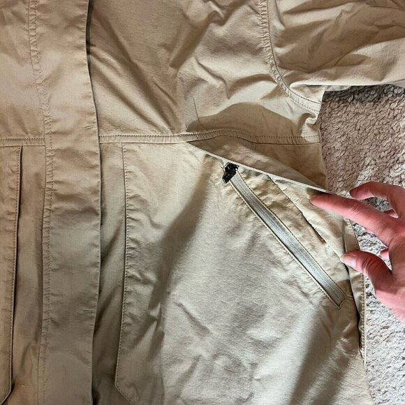 Nau Women's Tan Organic Cotton Lightweight Spring Reverb Jacket Size Medium - Picture 10 of 12